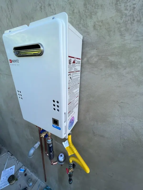 Tankless water heater installation for Downtown West Sacramento homes
